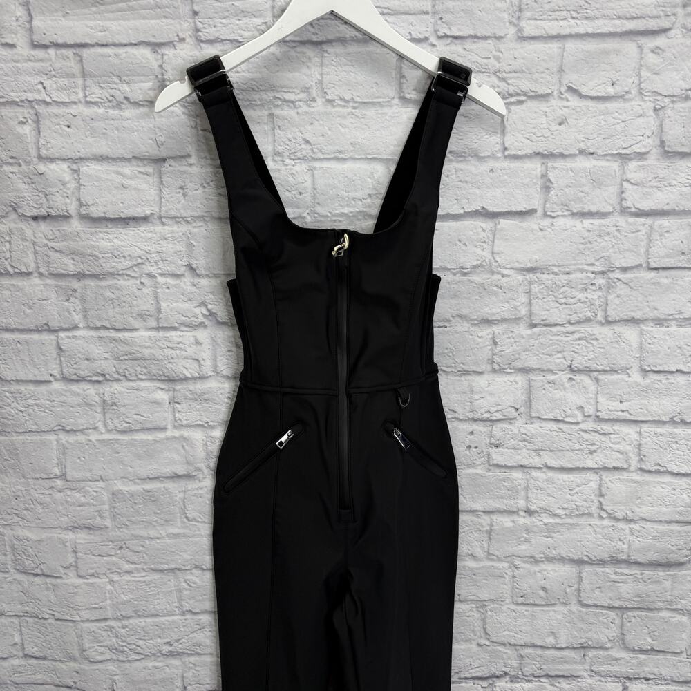 ZARA WATER RESISTANT WINDPROOF RECCO TECHNOLOGY SKI BIB OVERALLS Slim Sz XS NEW - Picture 4 of 12